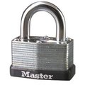Master Lock Master Lock 500D 1-3/4" Warded Padlock Pack of  4 71649384608